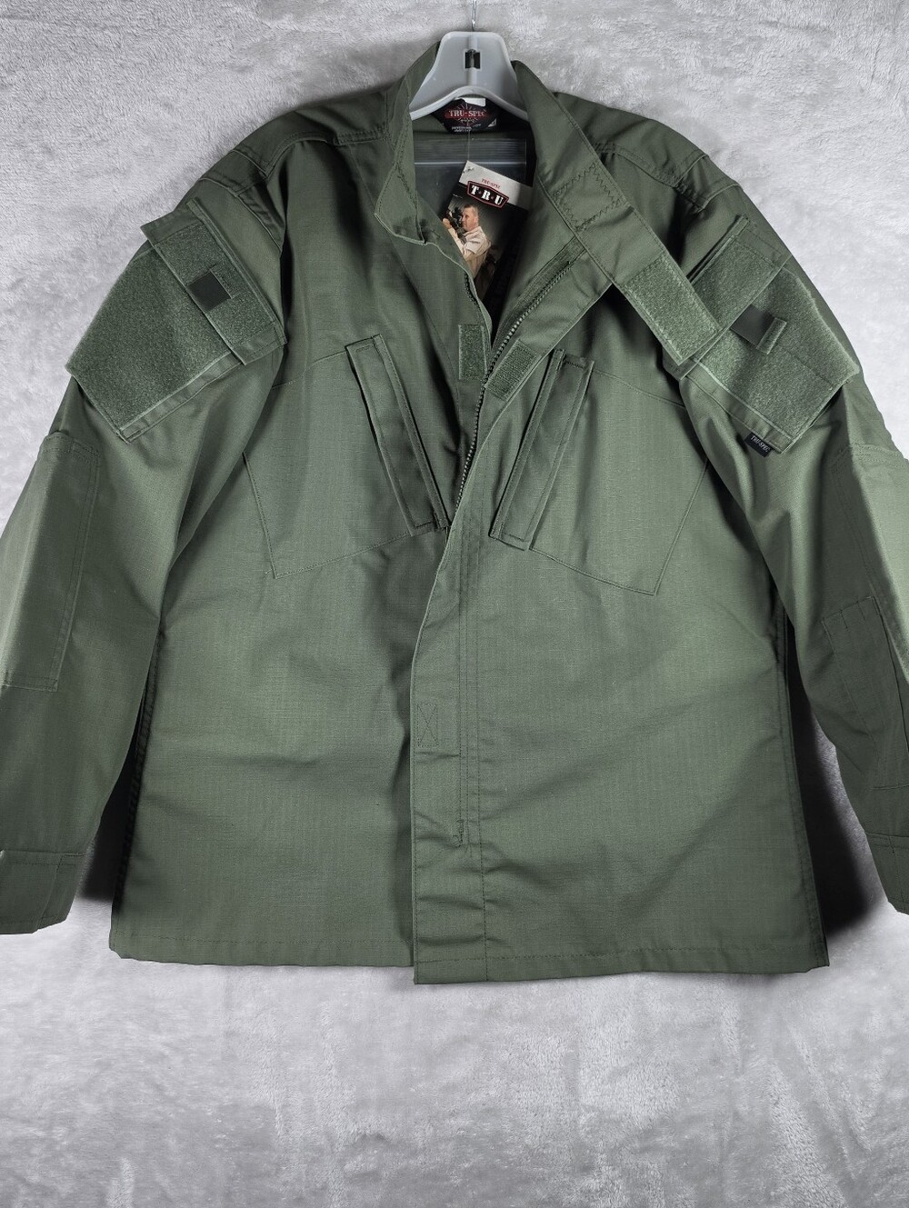 Tru-Spec Tactical Response Shirt OD Green Uniform Medium Regular Ripstop NWT